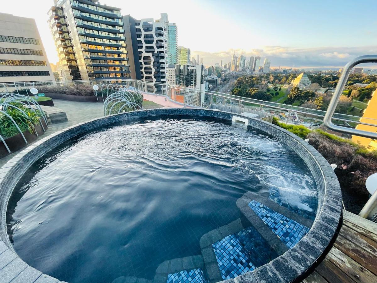 Cozy 1 Bed Apt & Spa,Free Parking ,Phenomena Views Melburne Exterior foto